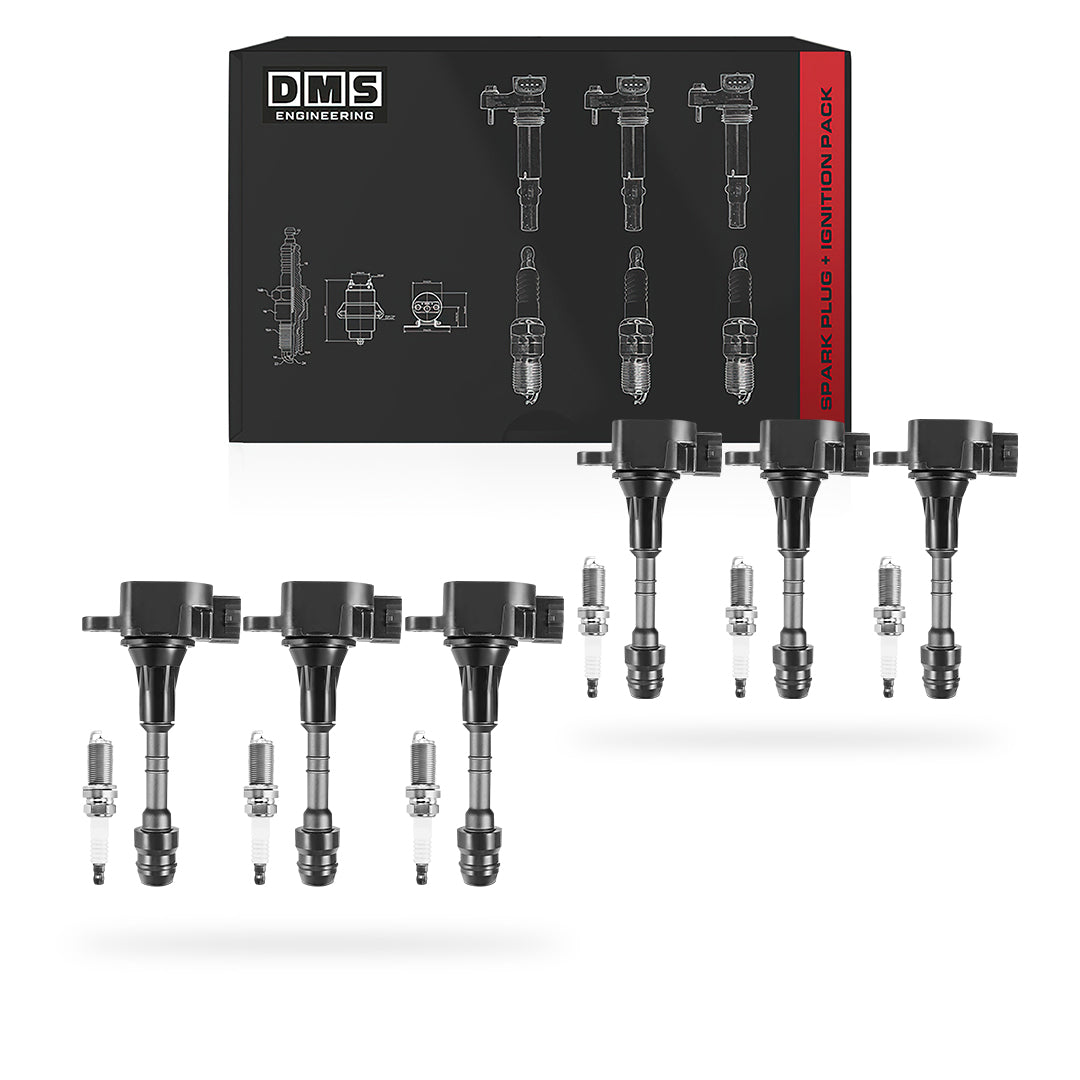 Nissan Pathfinder R51 (2006 - 2010) 4.0L Ignition Coils and Spark Plugs Complete Set