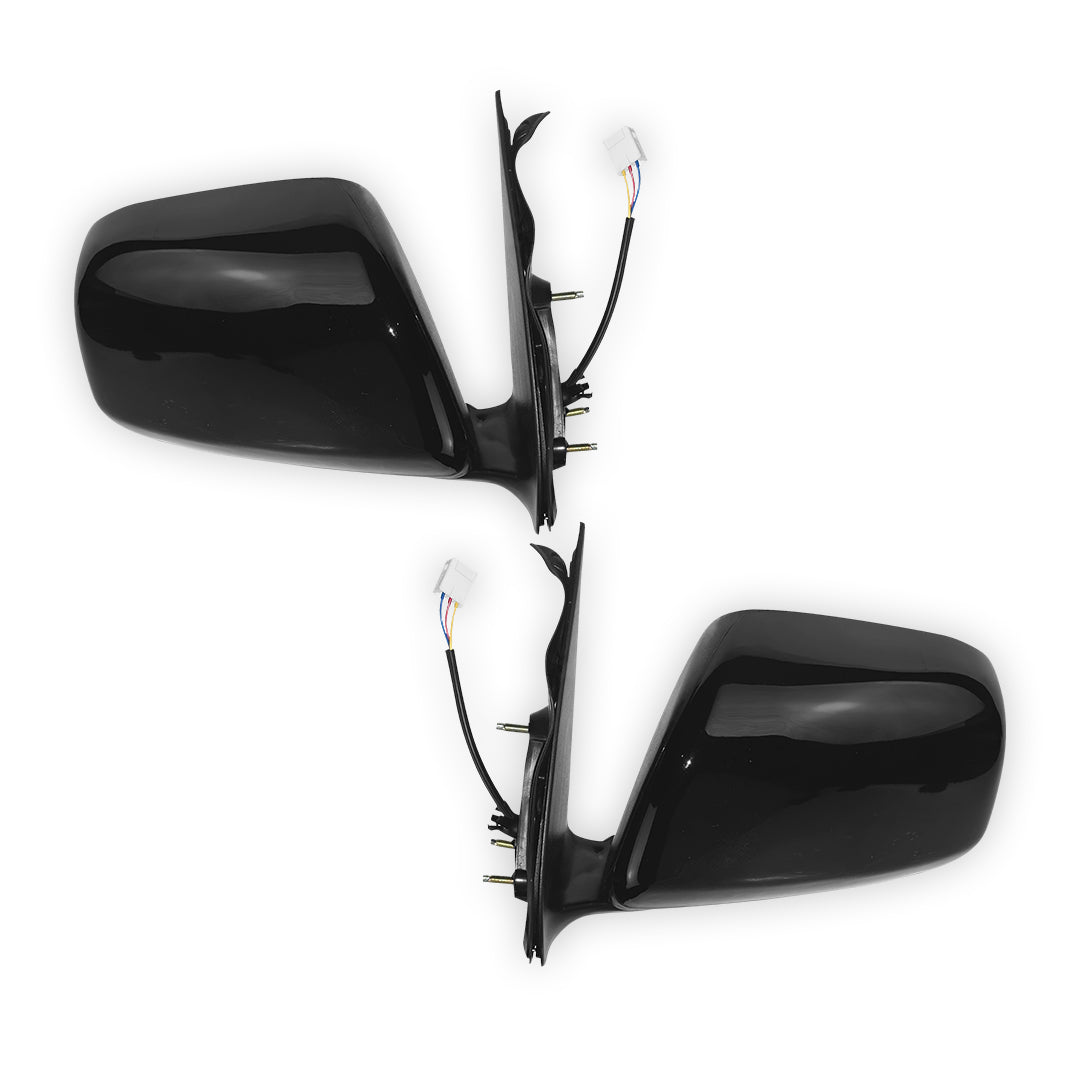 Toyota HiLux N70 2WD / 4WD (2005 - 2015) Black Electric Door Mirrors LH + RH