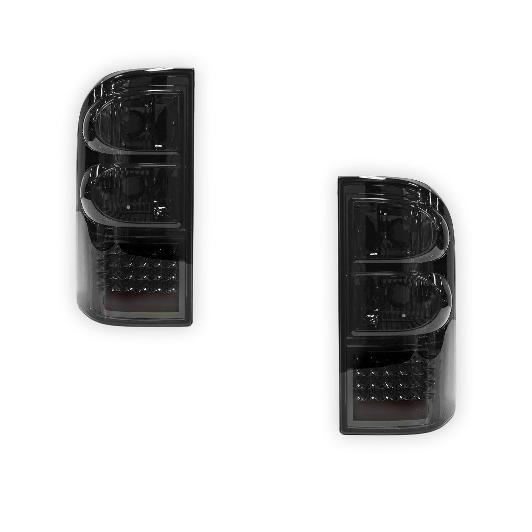Nissan Patrol GU (1997 - 2004) Full Smoked LED Tail Lights LH + RH