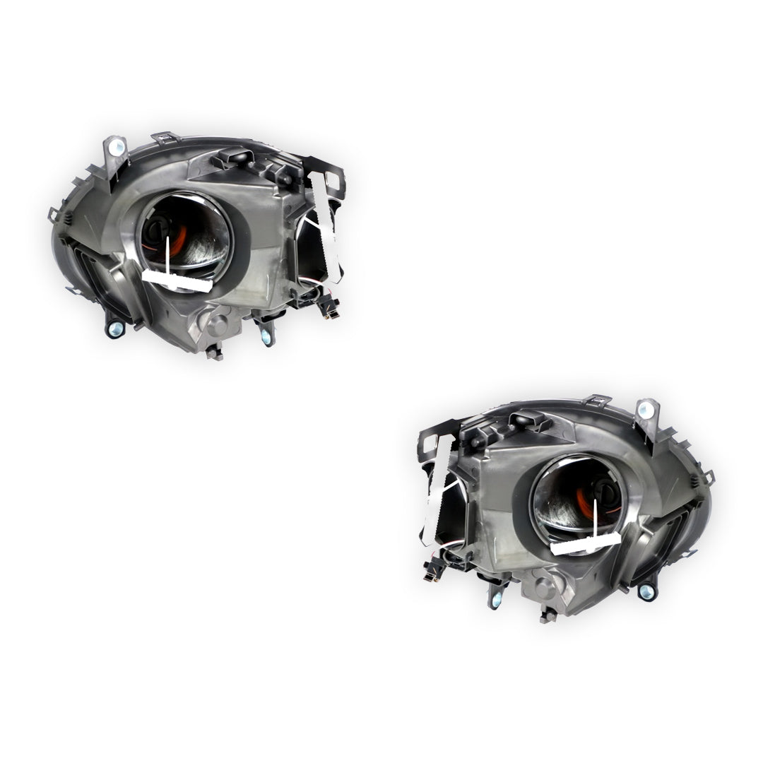 BMW Cooper R57 (2009 - 2014) OEM Style Non Xenon Headlights Amber cap LH + RH