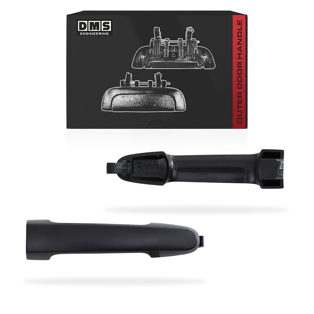 Toyota HiLux N70 (2005 - 2008) Rear Black Outer Door Handles LH + RH