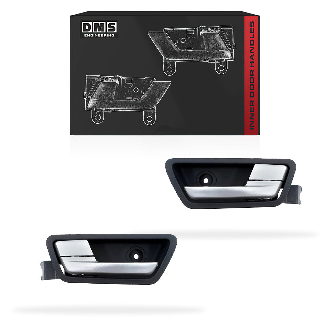 Ford Falcon FG (2008 - 2011) Rear Silver / Black Inner Door Handles LH + RH