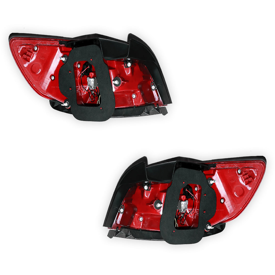 Holden Commodore VF (2013 - 2017) Black and Tinted Halogen Tail Lights LH + RH