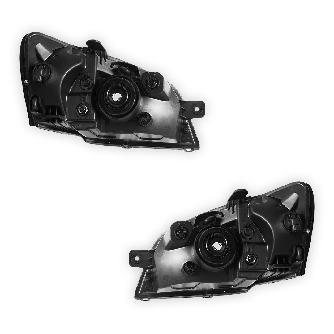 Hyundai Getz TB (2002 - 2005) Chrome Halogen OEM Style Headlights LH + RH