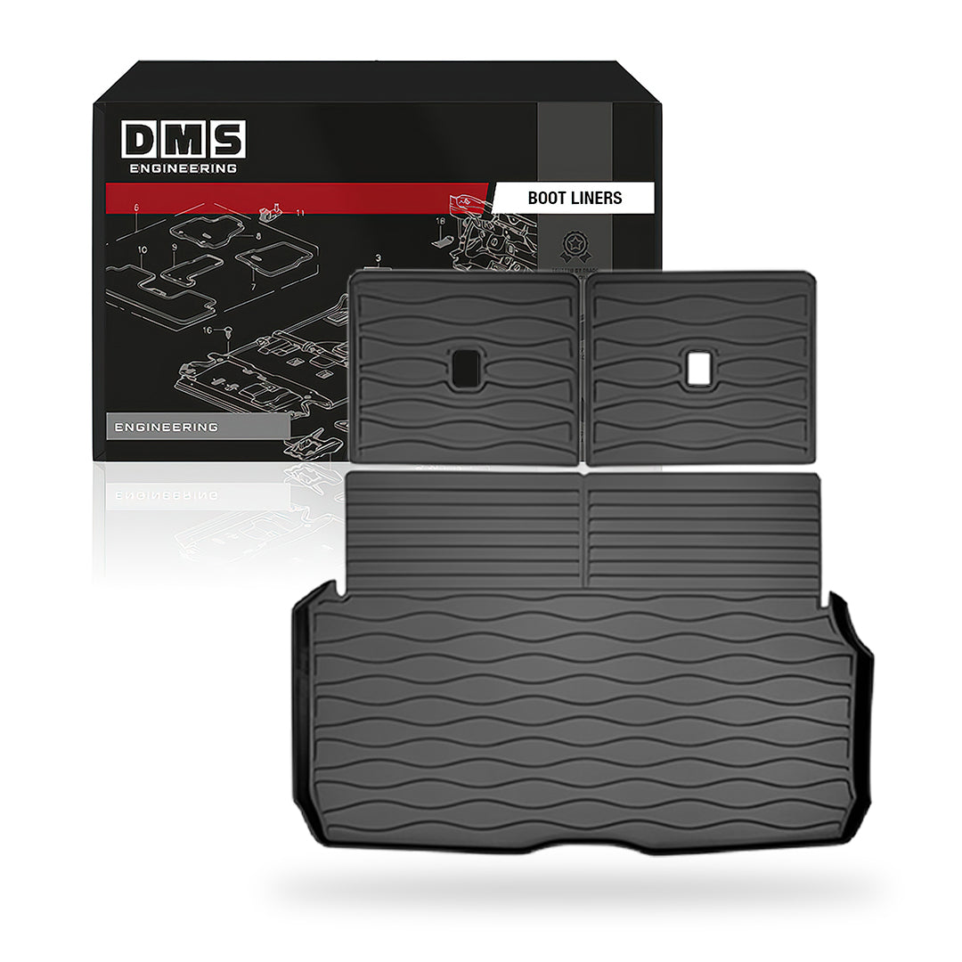 Mercedes-Benz GLS-Class X167 (2019 - 2025) 3 Pcs. Boot Cargo Mat Liners