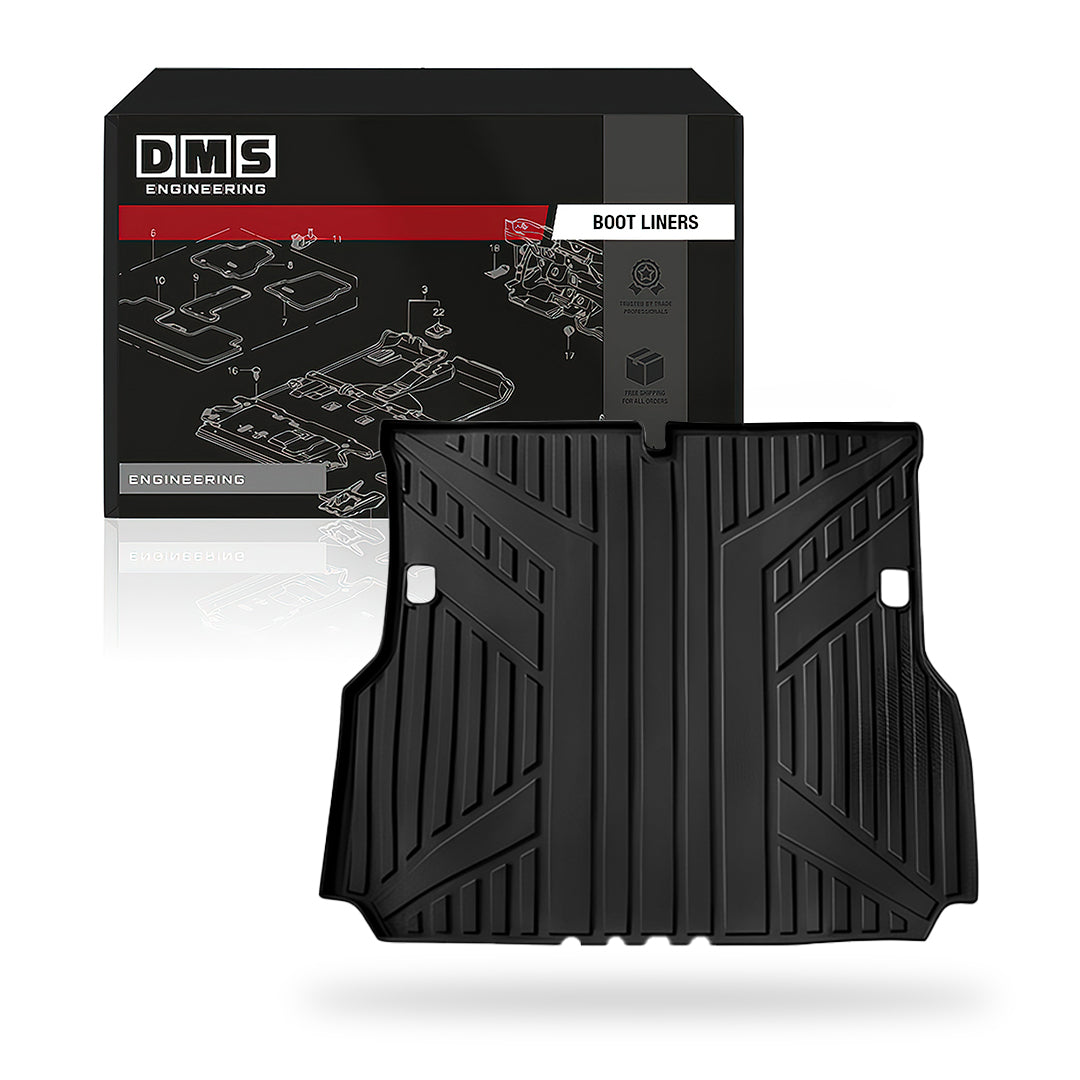 Toyota LandCruiser Prado 250 Series 7-Seater (2024 - 2025) 3 Pcs. Boot Cargo Mat Liners + Kick Mats