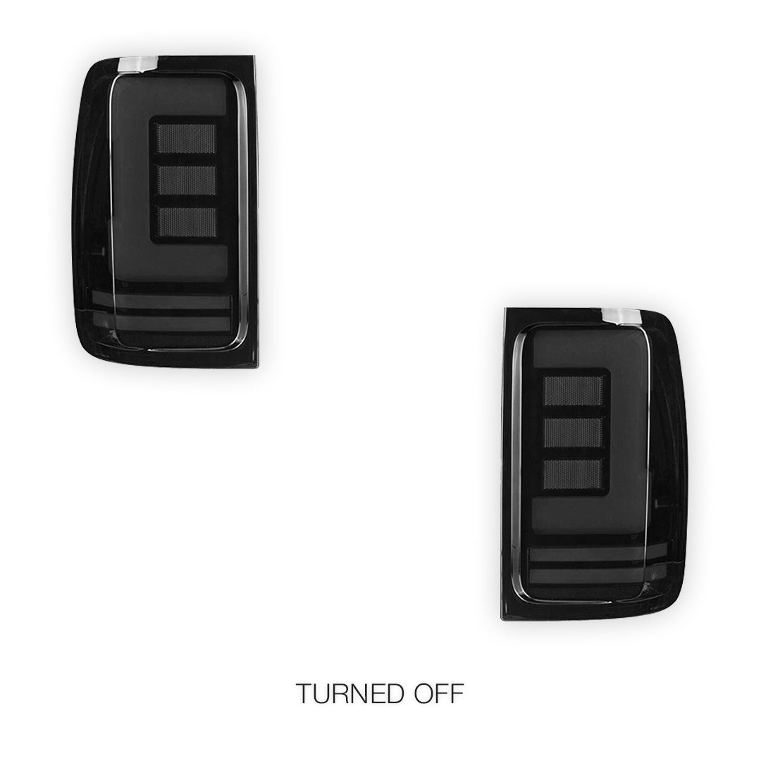 Volkswagen Amarok 2H (2011 - 2022) Sequential Smoked LED Tail Lights LH + RH