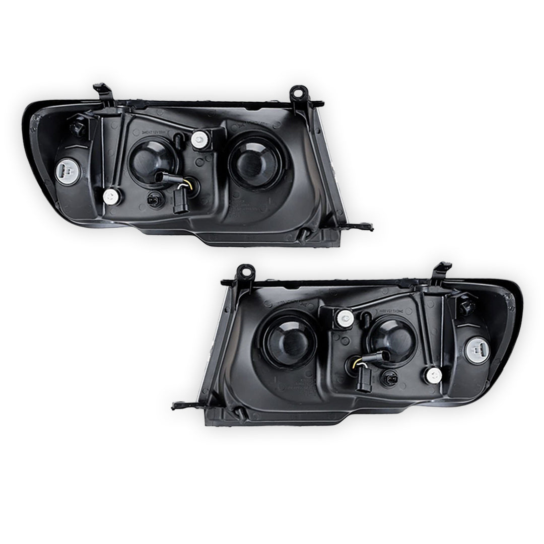 Toyota LandCruiser 100 & 105 Series Altezza (1998 - 2007) BLACK Series Headlights LH + RH