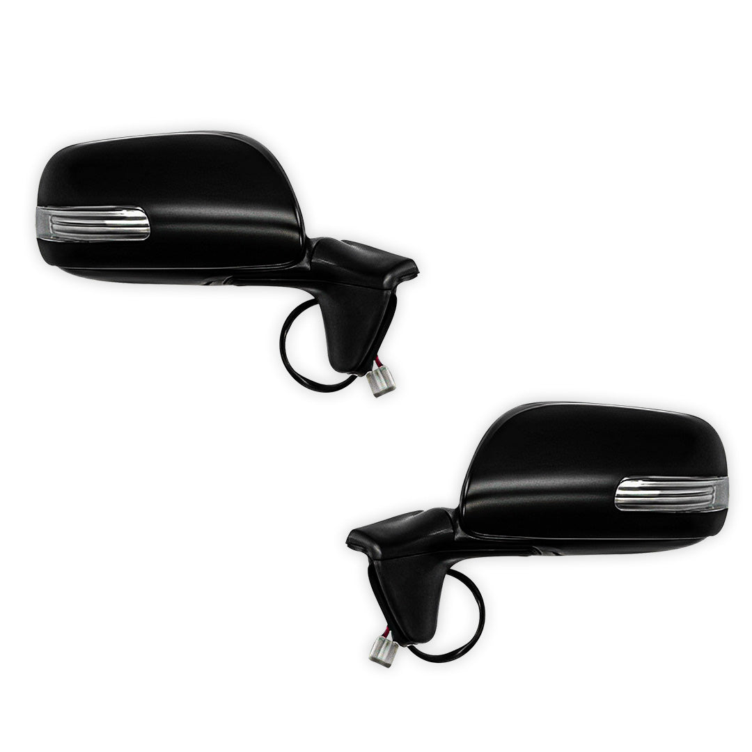 Toyota Corolla ZRE152 (2009 - 2012) Electric Door Mirrors (Black)