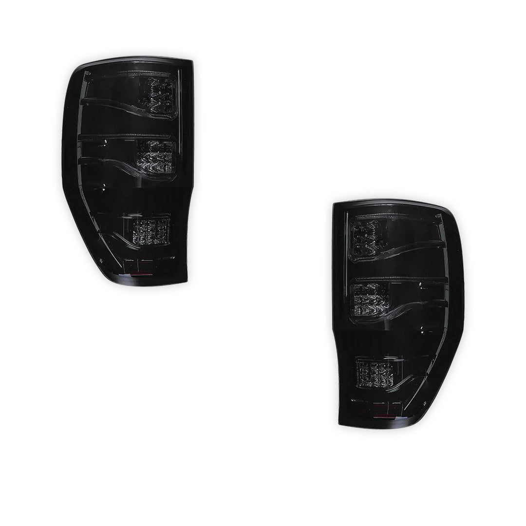 Ford Ranger T6 PX MK1 / MK2 / MK3 (2012 - 2021) Smoked Matrix Style LED Tail Lights LH + RH