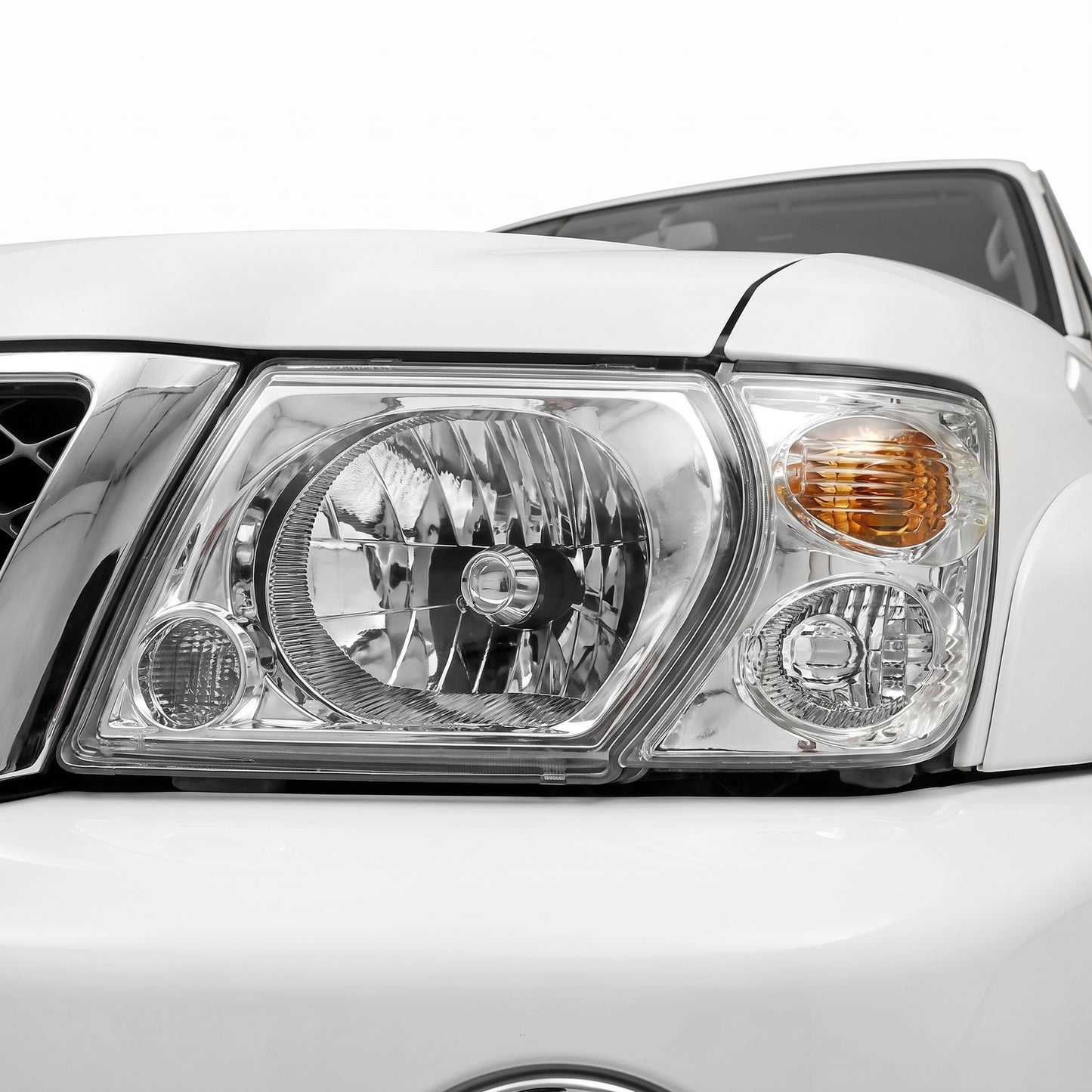 Nissan Patrol GU / Y61 Wagon / GU TY61 Cab Chassis Ute (2001 - 2007) OEM Style Headlights & Corner Lights LH + RH