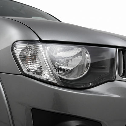 Mitsubishi Triton ML / MN (2006 - 2015) Black OEM Style Headlights LH + RH