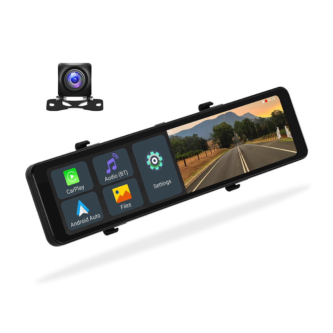 Universal 11.26" Rearview Mirror Dashboard Camera