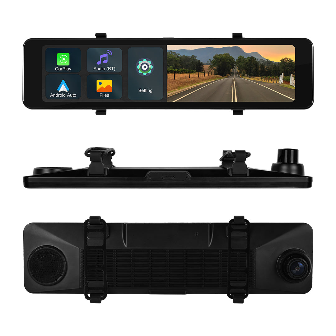 Universal 11.26" Rearview Mirror Dashboard Camera