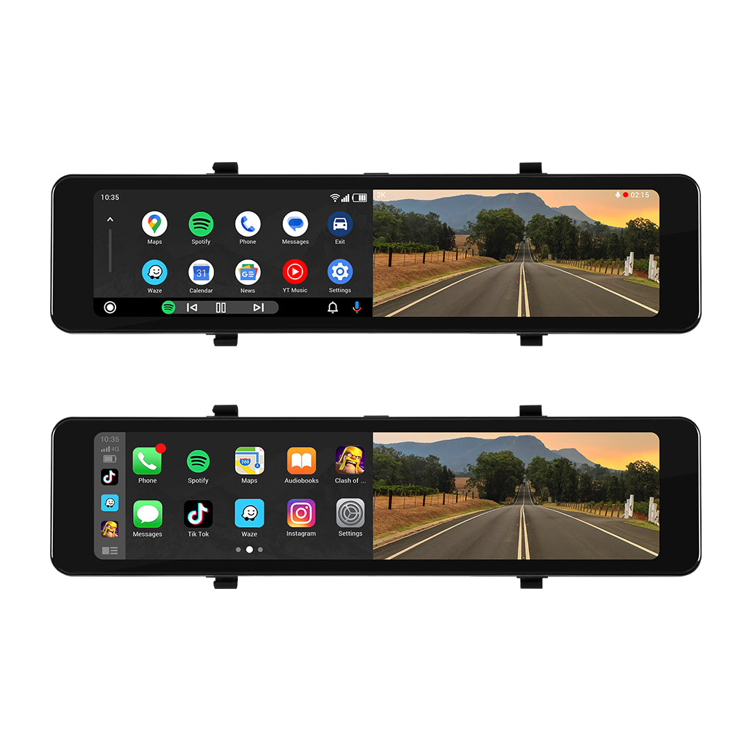 Universal 11.26" Rearview Mirror Dashboard Camera