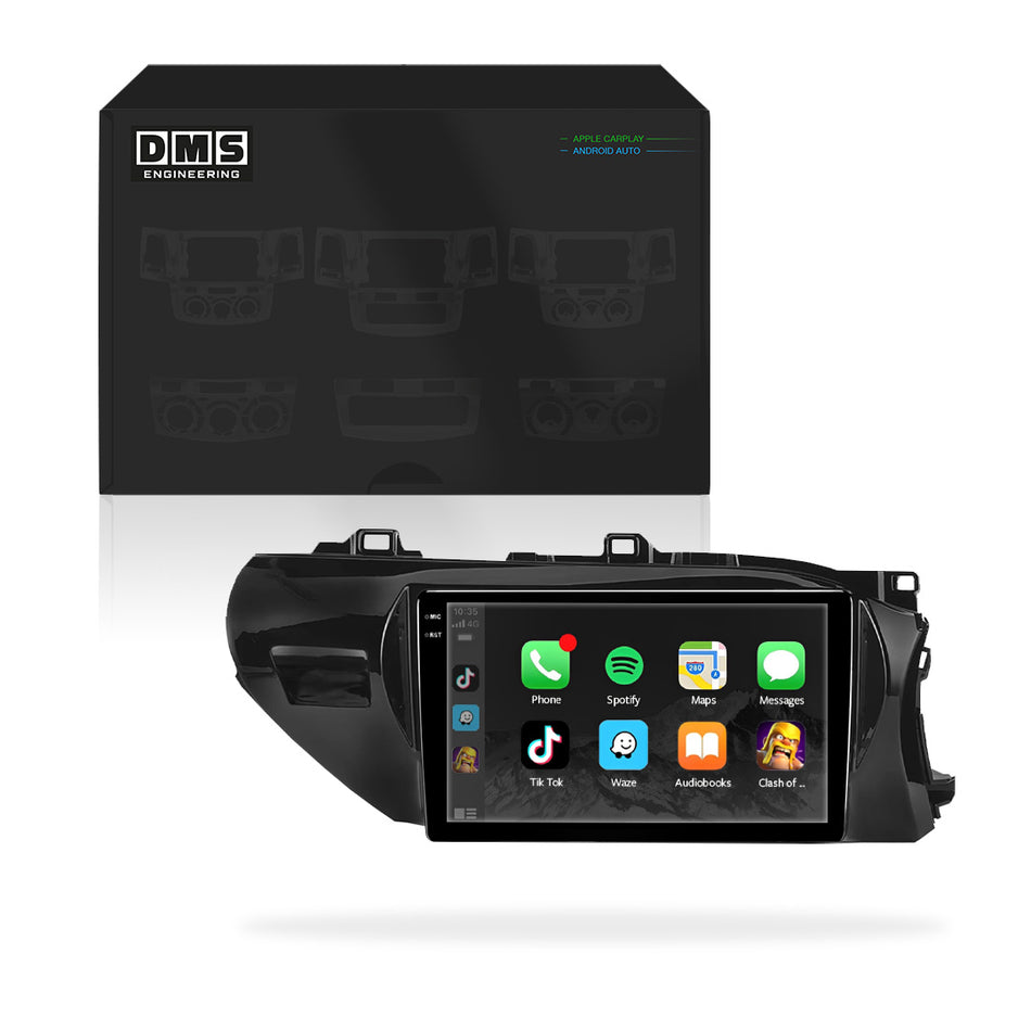 Toyota Hilux N80 (2015 - 2023) 10" 13.3" Wireless Android 15 Head Unit for Apple CarPlay / Android Auto