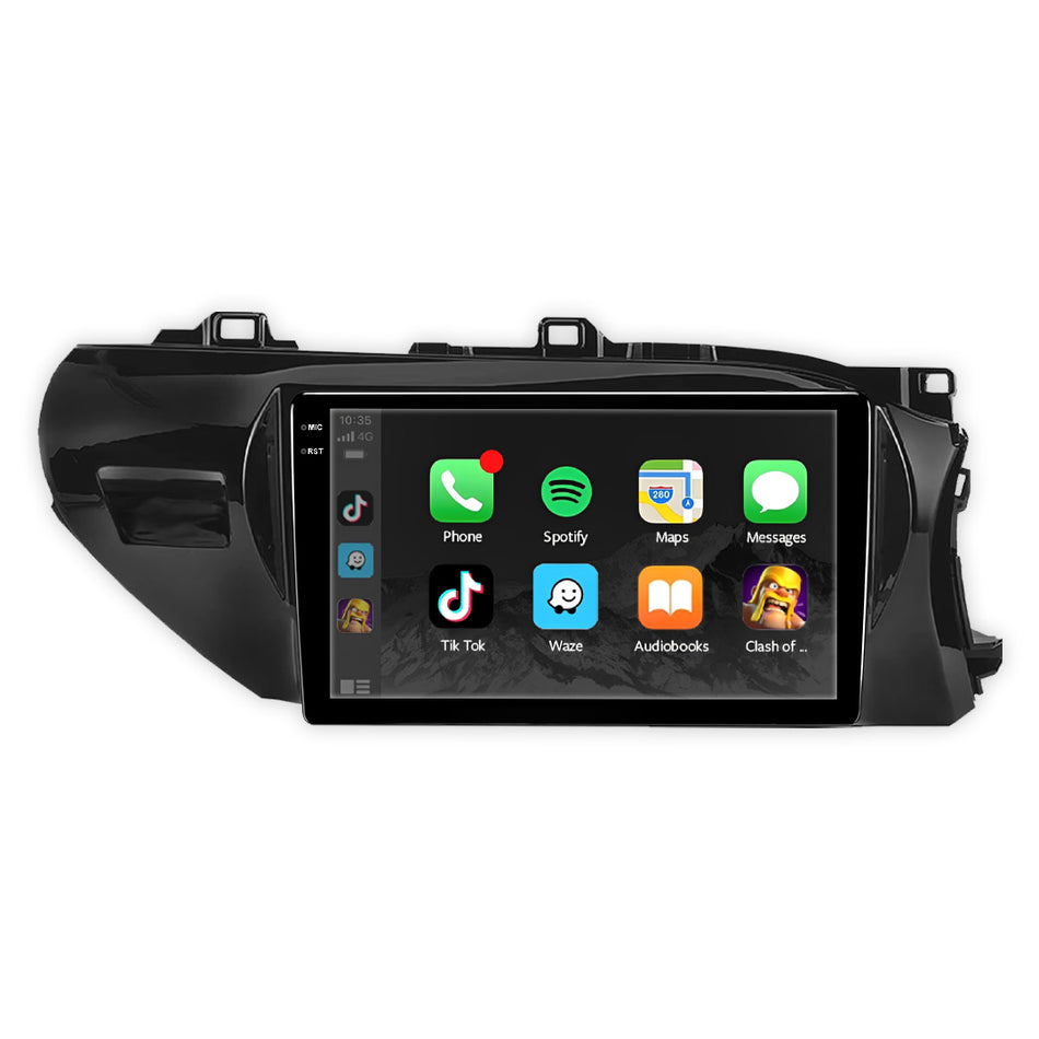 Toyota Hilux N80 (2015 - 2023) 10" 13.3" Wireless Android 15 Head Unit for Apple CarPlay / Android Auto