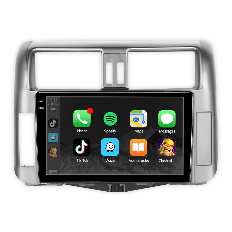 Toyota LandCruiser Prado 150 Series (2009 - 2013) 9" 13.3" Wireless Android 15 Head Unit for Apple CarPlay / Android Auto