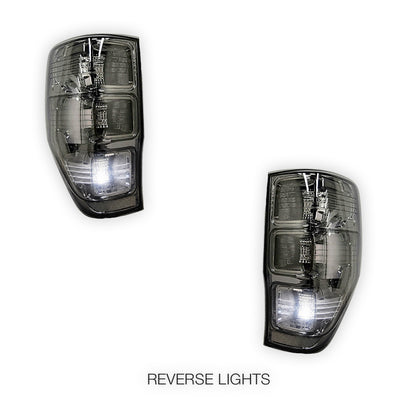 Ford Ranger PX MK1 / MK2 (2011 - 2018) Smoked Black Tail Lights LH + RH