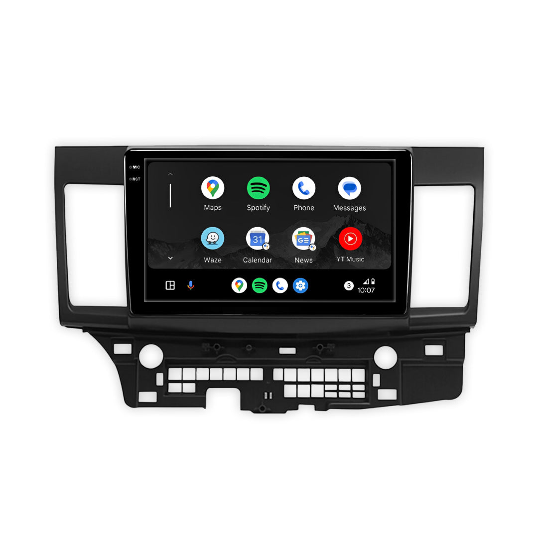 Mitsubishi Lancer Evo 10 CY / CJ / CF (2007 - 2017) 10.1" 13.3" Wireless Android 16 Head Unit for Apple CarPlay / Android Auto
