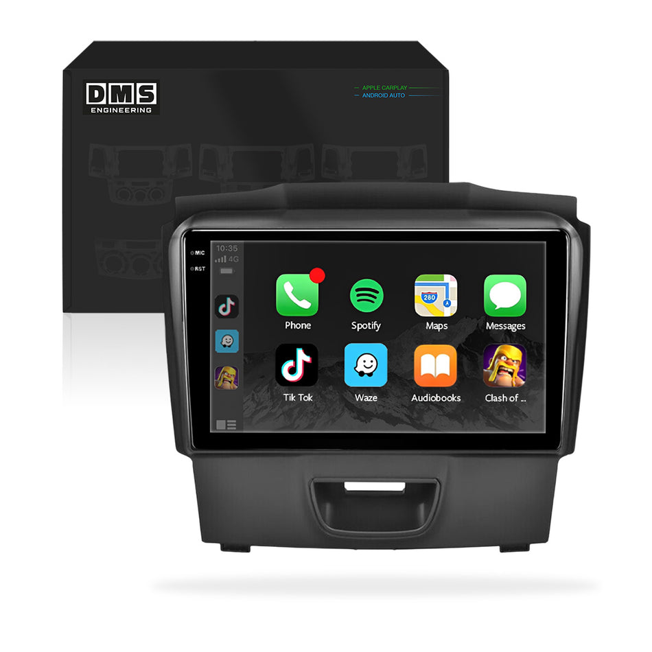 Isuzu D-Max RT (2012 - 2016) 9" 13.3" Wireless Android 15 Head Unit for Apple CarPlay / Android Auto