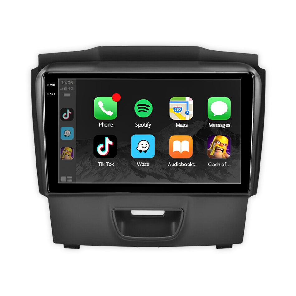 Isuzu D-Max RT (2012 - 2016) 9" 13.3" Wireless Android 15 Head Unit for Apple CarPlay / Android Auto