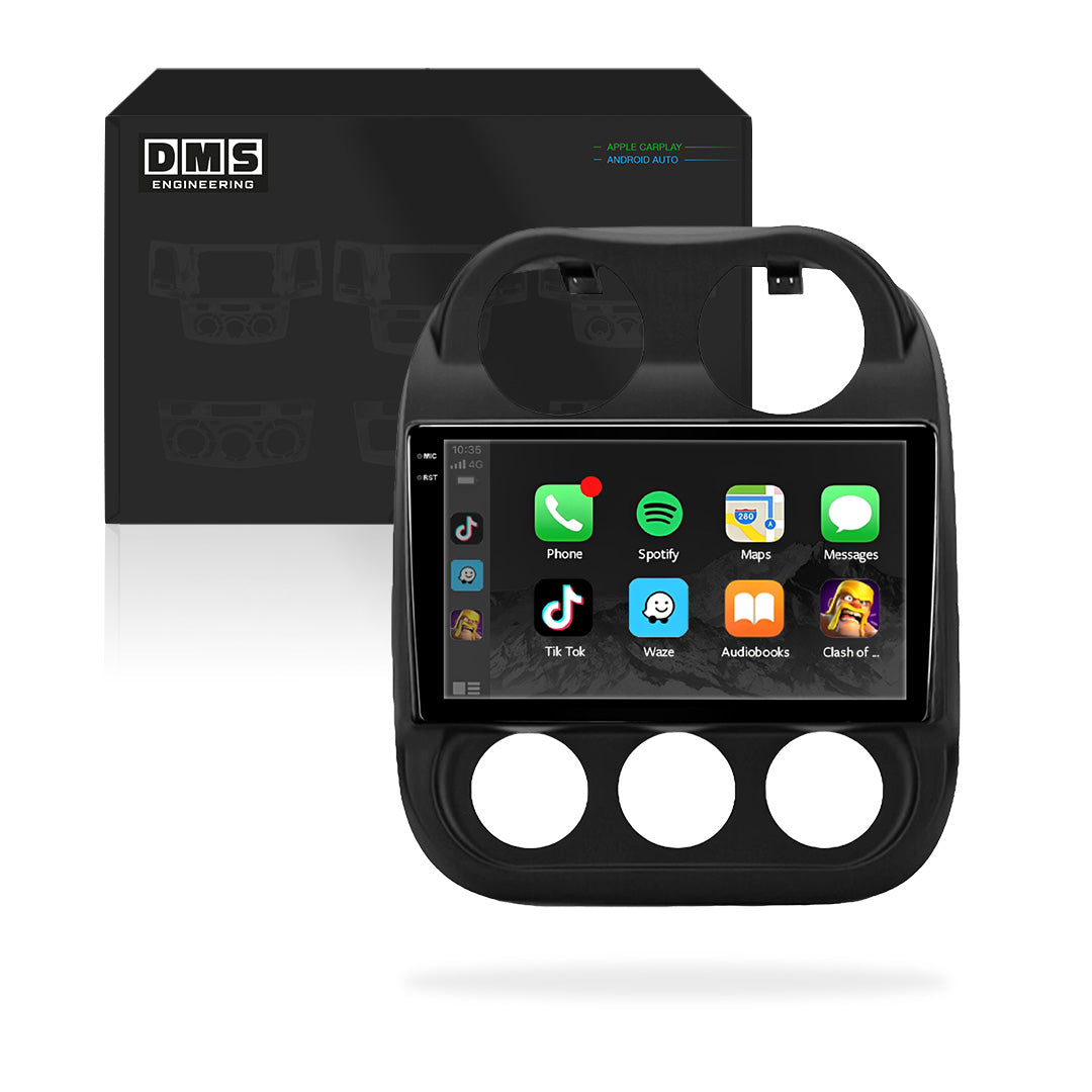 Jeep Compass MK (2010 - 2016) 10.1" 13.3" Wireless Android 16 Head Unit for Apple CarPlay / Android Auto