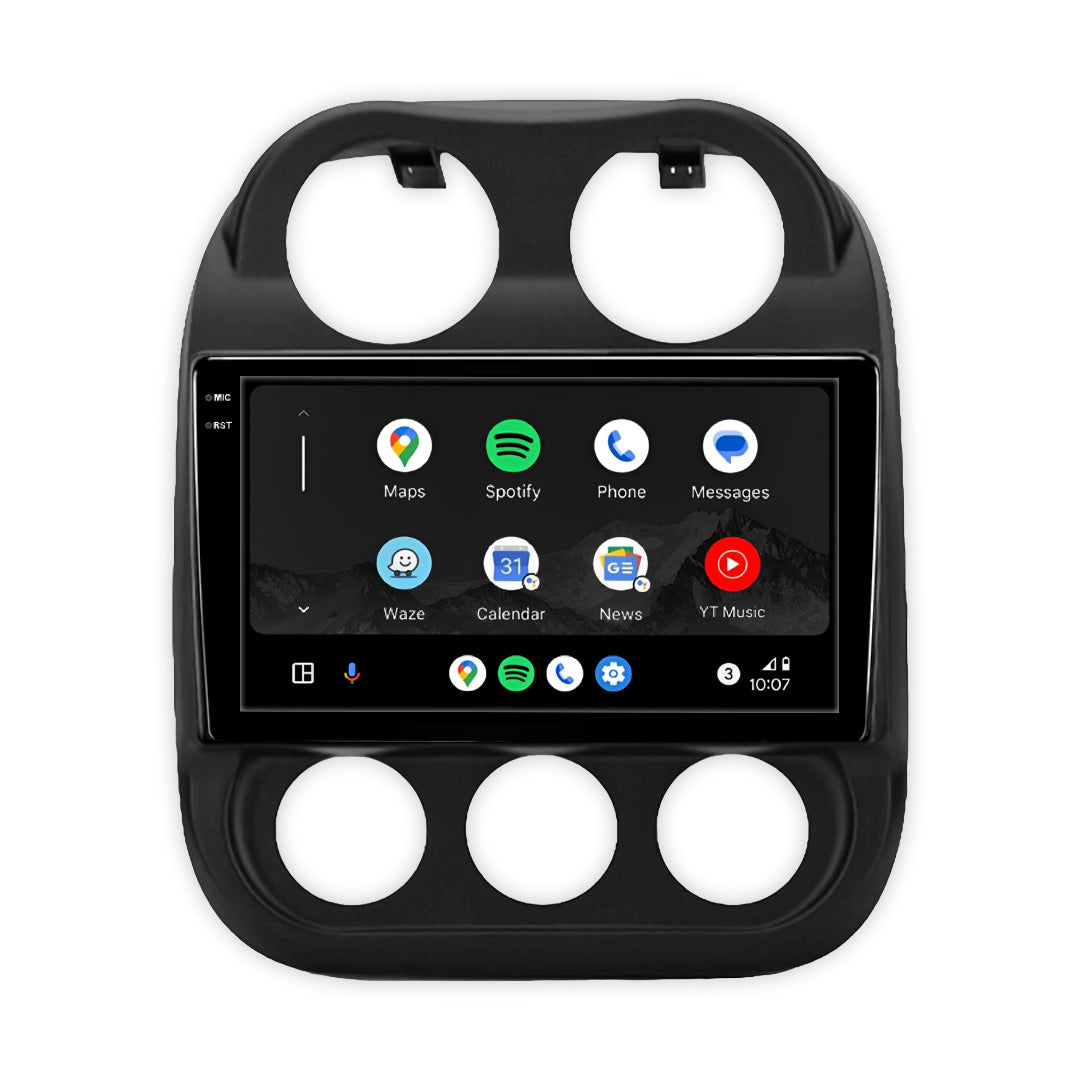 Jeep Compass MK (2010 - 2016) 10.1" 13.3" Wireless Android 16 Head Unit for Apple CarPlay / Android Auto