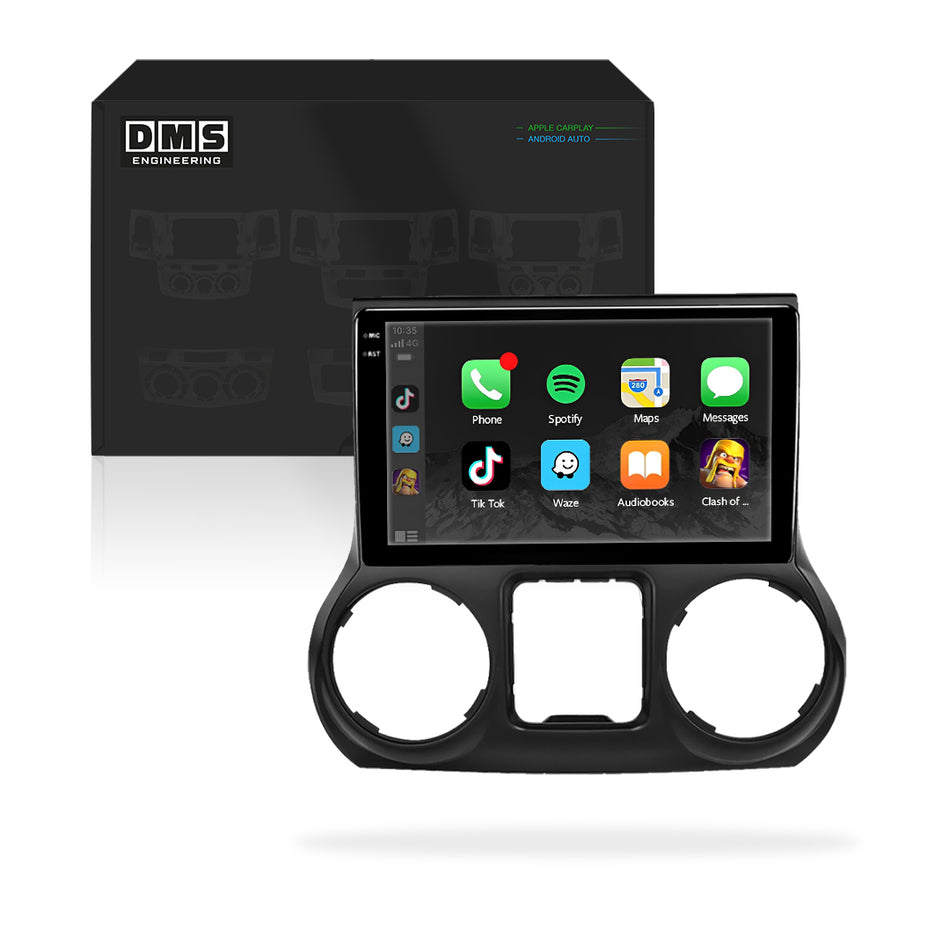 Jeep Wrangler JK RHD (2011 - 2014) 10.1" 13.3" Wireless Android 15 Head Unit for Apple CarPlay / Android Auto
