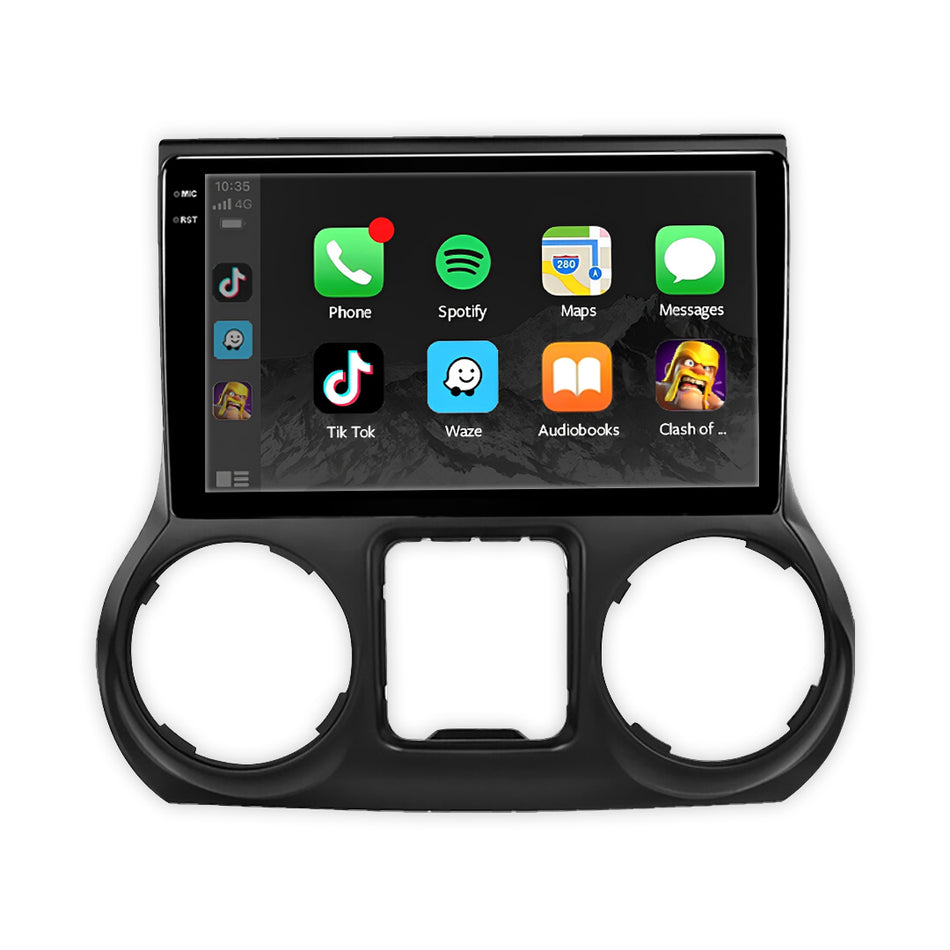Jeep Wrangler JK RHD (2011 - 2014) 10.1" 13.3" Wireless Android 15 Head Unit for Apple CarPlay / Android Auto