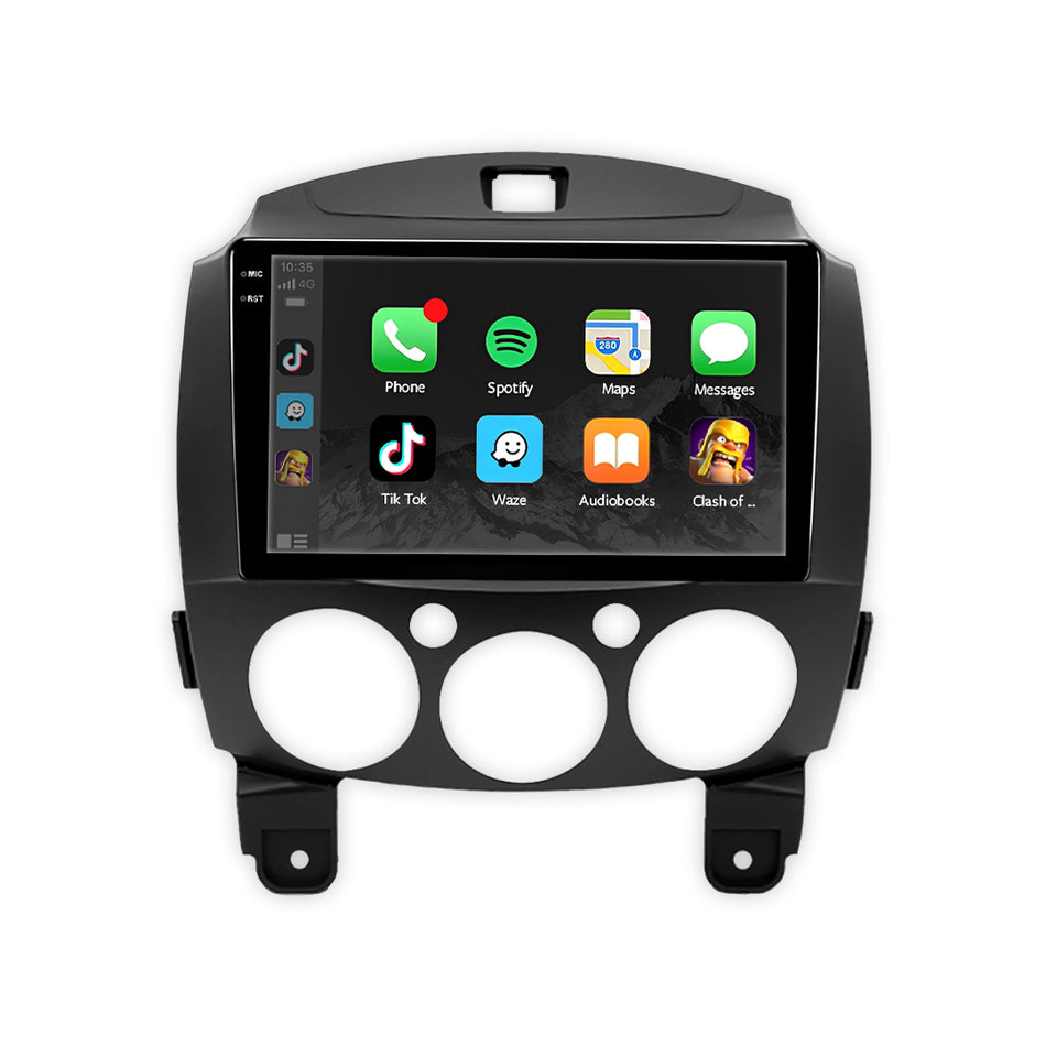 Mazda 2 DE (2007 - 2013) 9" 13.3" Wireless Android 15 Head Unit for Apple CarPlay / Android Auto