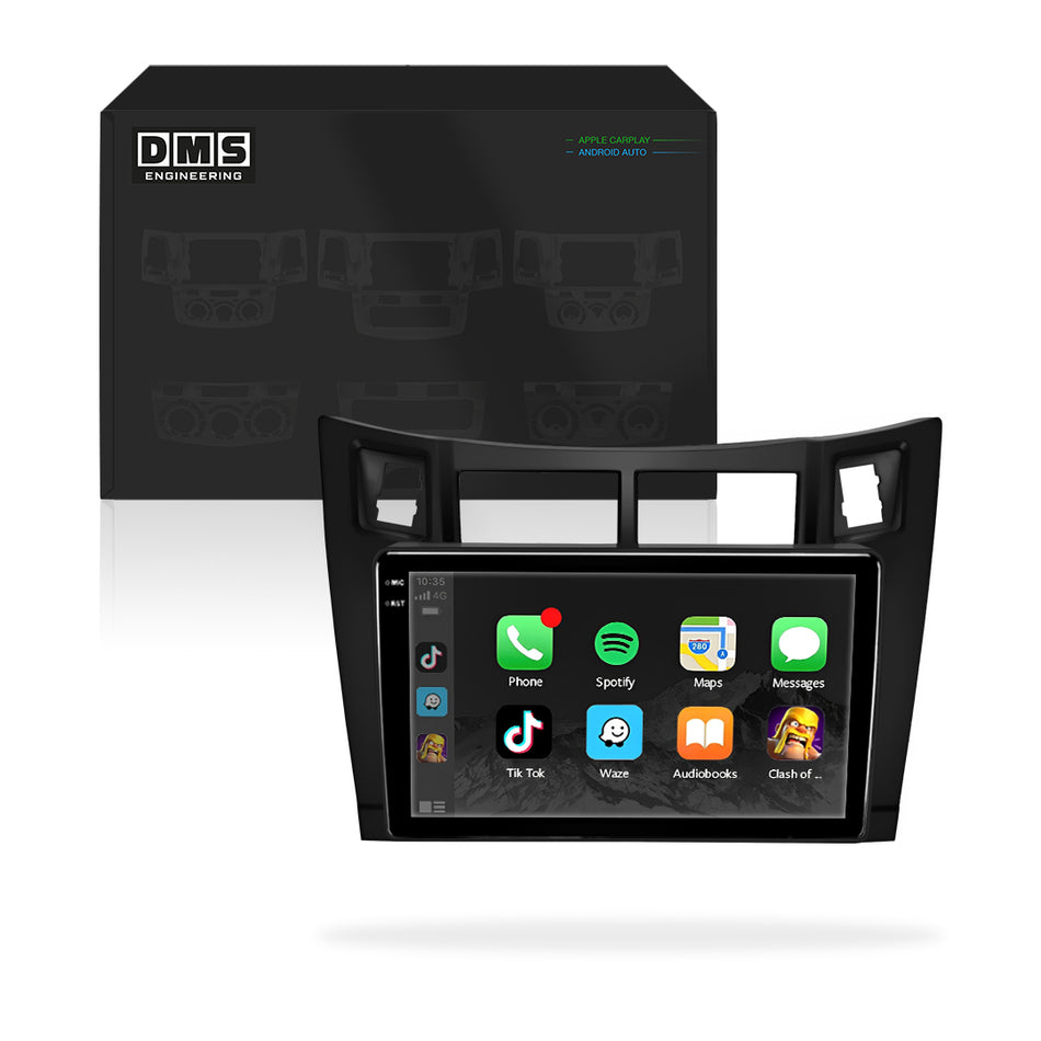Toyota Yaris XP90 (2005 - 2012) 9" 13.3" Wireless Android 15 Head Unit for Apple CarPlay / Android Auto