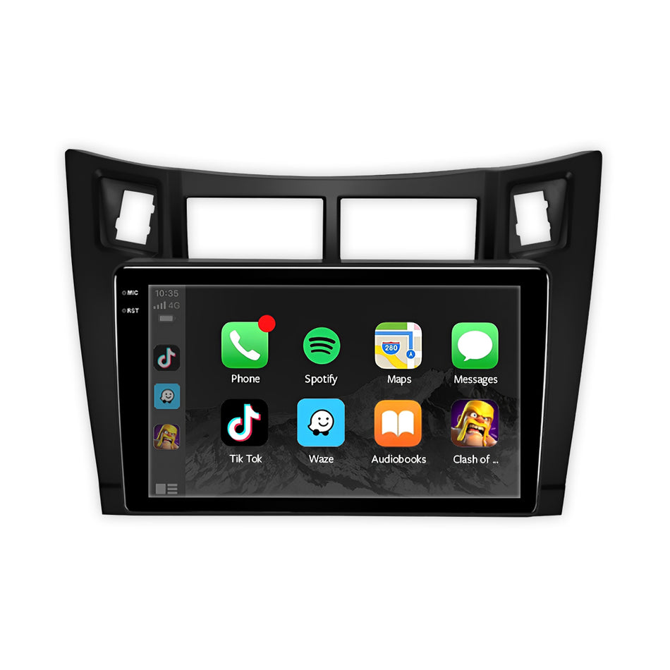 Toyota Yaris XP90 (2005 - 2012) 9" 13.3" Wireless Android 15 Head Unit for Apple CarPlay / Android Auto