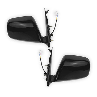 Toyota HiLux N70 2WD / 4WD (2005 - 2015) Black Electric Door Mirrors LH + RH