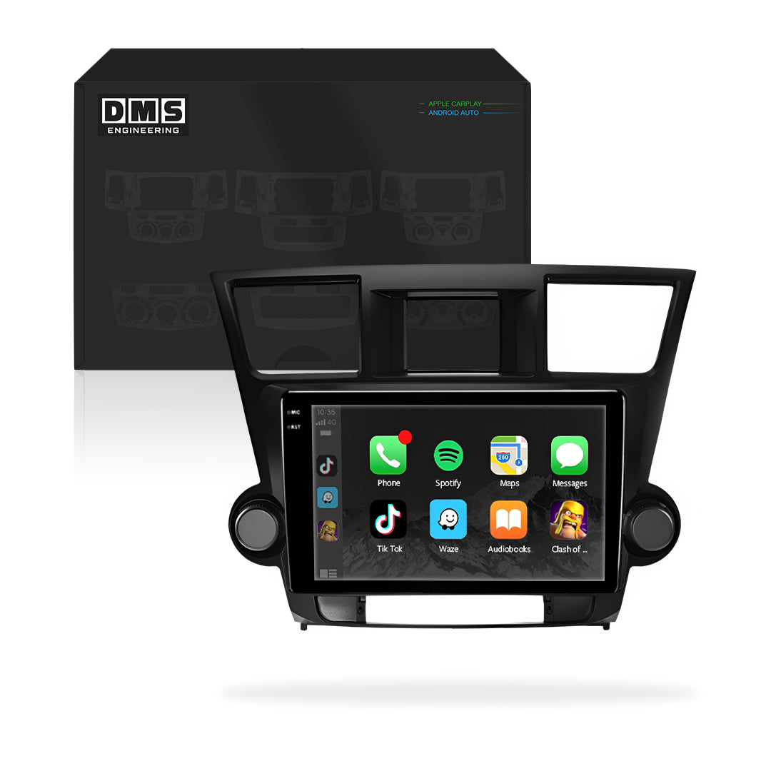 Toyota Kluger XU40 (2007 - 2013) 9" 10.1" 13.3" Wireless Android 16 Head Unit for Apple CarPlay / Android Auto