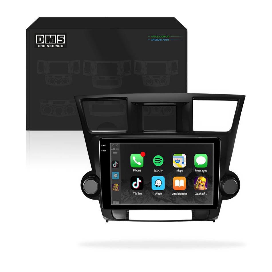 Toyota Kluger XU40 (2007 - 2013) 9" 10.1" 13.3" Wireless Android 15 Head Unit for Apple CarPlay / Android Auto