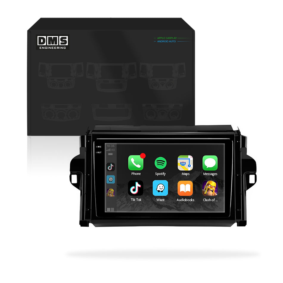 Toyota Fortuner GUN156 (2015 - 2020) 9" 13.3" Wireless Android 15 Head Unit for Apple CarPlay / Android Auto