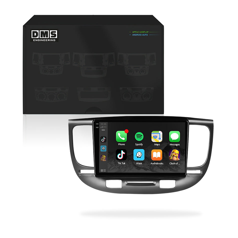 Kia Rio JB (2005 - 2011) 9" 13.3" Wireless Android 15 Head Unit for Apple CarPlay / Android Auto