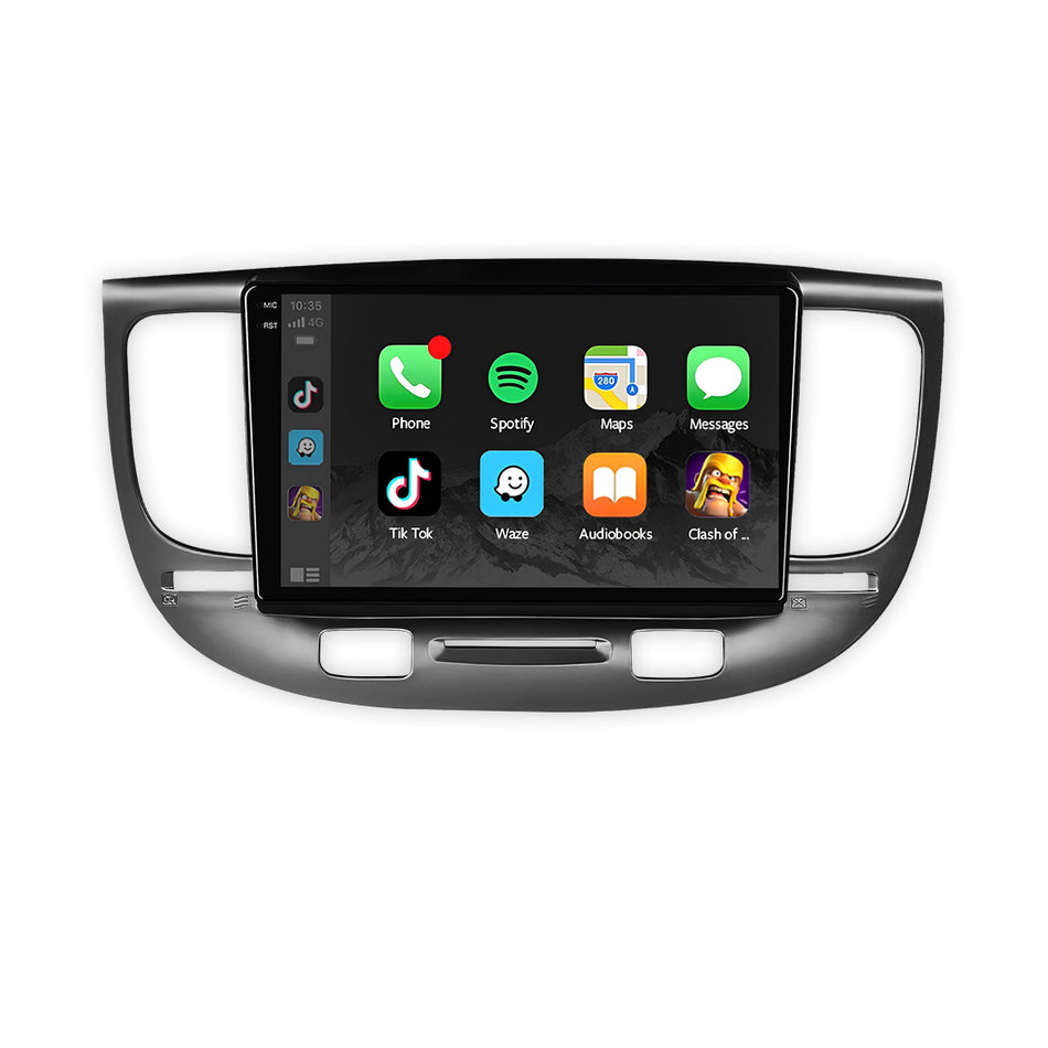 Kia Rio JB (2005 - 2011) 9" 13.3" Wireless Android 15 Head Unit for Apple CarPlay / Android Auto
