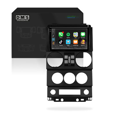 Jeep Wrangler JK 4-Door (2007 - 2010) 9" 13.3" Wireless Android 16 Head Unit for Apple CarPlay / Android Auto