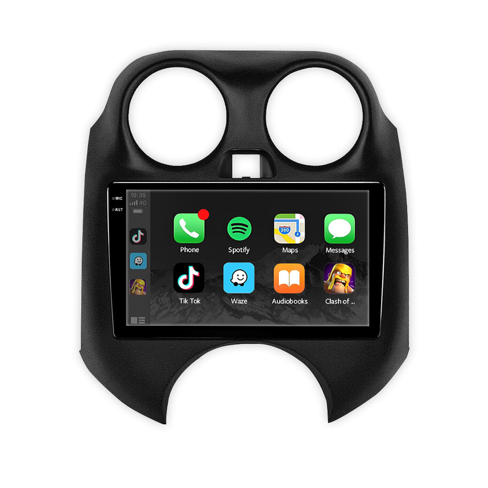 Nissan Micra K13 (2010 - 2017) 9" 13.3" Wireless Android 15 Head Unit for Apple CarPlay / Android Auto