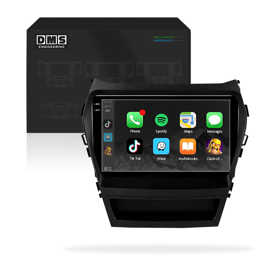 Hyundai Santa Fe DM (2013 - 2018) 9" 13.3" Wireless Android 15 Head Unit for Apple CarPlay / Android Auto Large Factory Screen