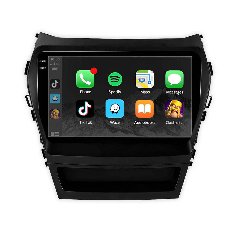 Hyundai Santa Fe DM (2013 - 2018) 9" 13.3" Wireless Android 15 Head Unit for Apple CarPlay / Android Auto Large Factory Screen