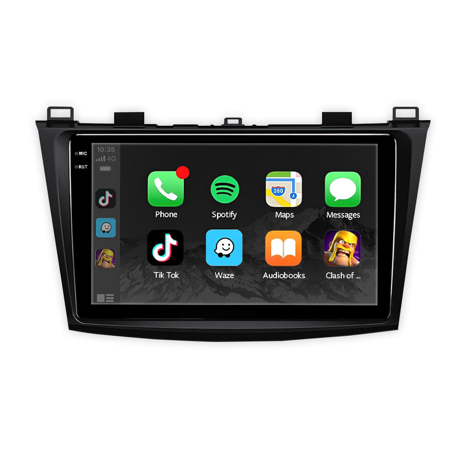 Mazda 3 BL (2010 - 2013) 9" 13.3" Wireless Android 15 Head Unit for Apple CarPlay / Android Auto