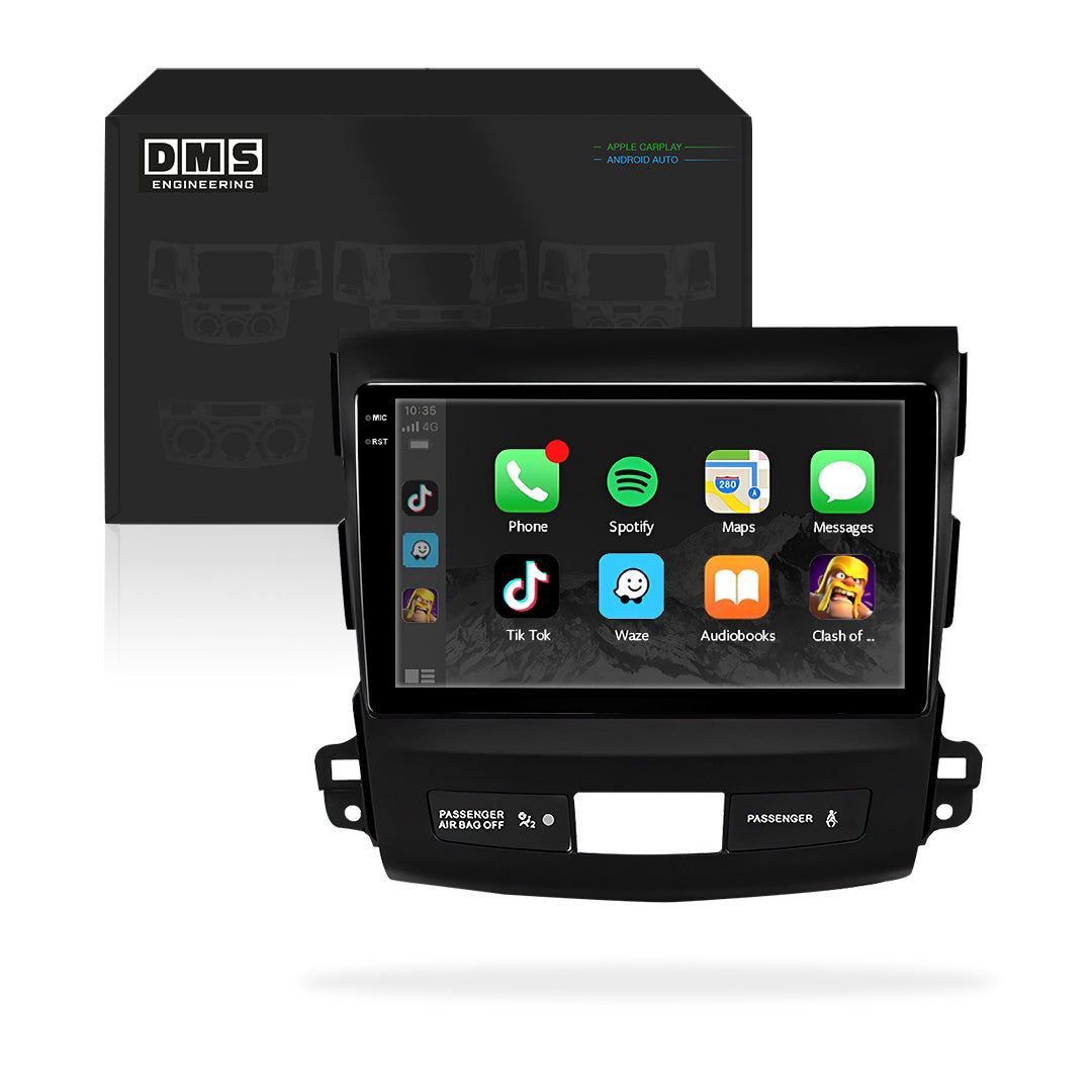 Mitsubishi Outlander ZG / ZH (2006 - 2012) 9" 13.3" Wireless Android 16 Head Unit for Apple CarPlay / Android Auto
