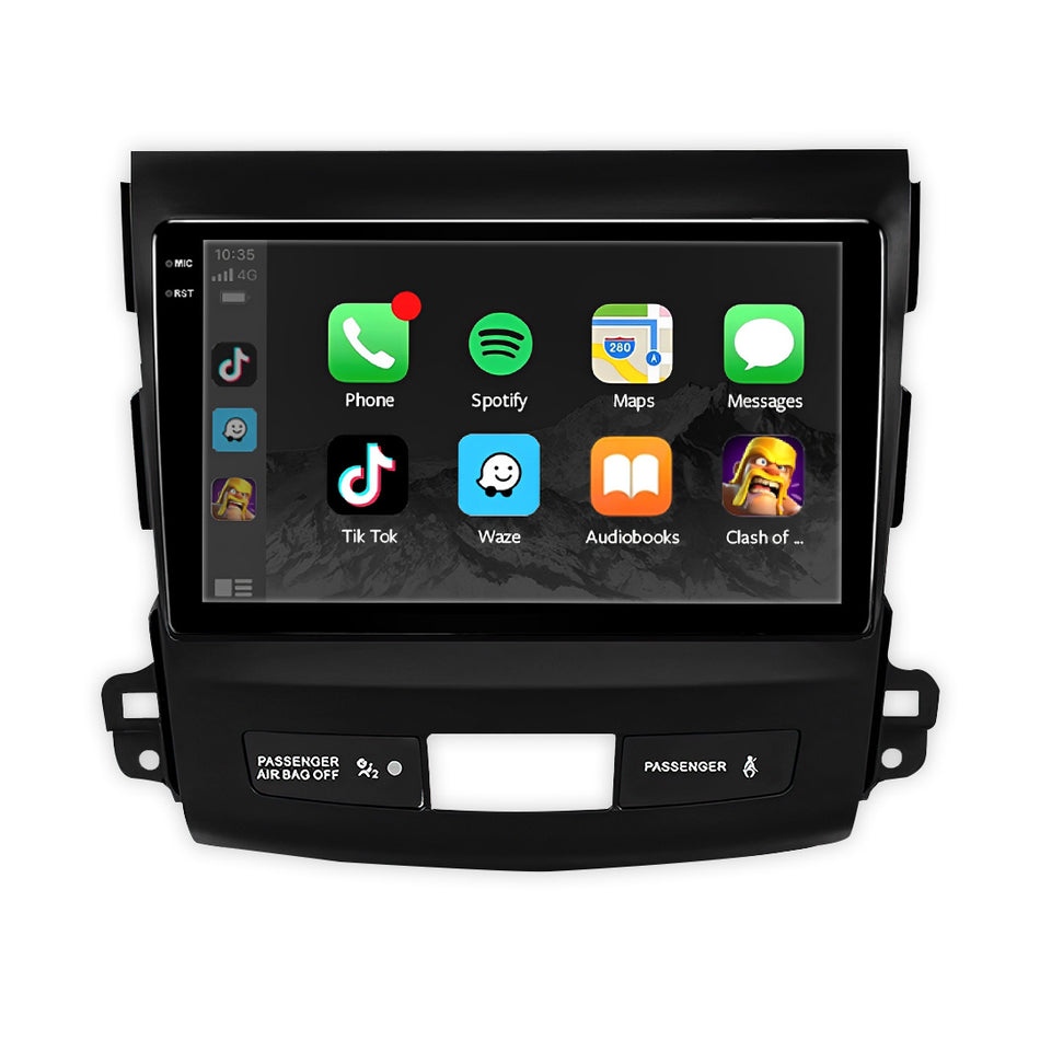 Mitsubishi Outlander ZG / ZH (2006 - 2012) 9" 13.3" Wireless Android 15 Head Unit for Apple CarPlay / Android Auto