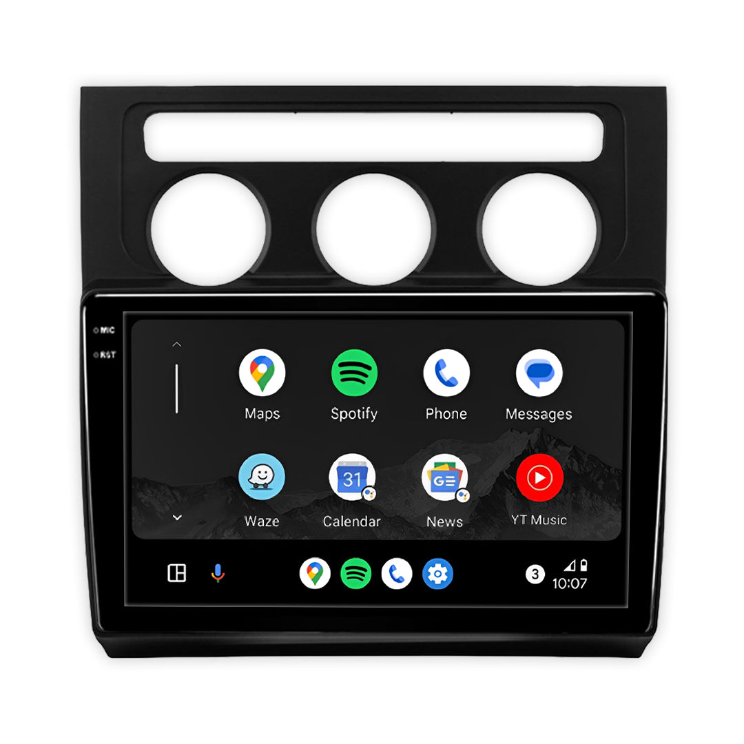 Volkswagen Touran 1T (2003 - 2014) 9" 13.3" Wireless Android 16 Head Unit for Apple CarPlay / Android Auto Black Trim