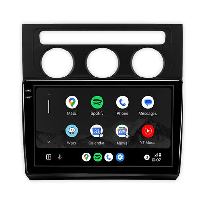 Volkswagen Touran 1T (2003 - 2014) 9" 13.3" Wireless Android 16 Head Unit for Apple CarPlay / Android Auto Black Trim