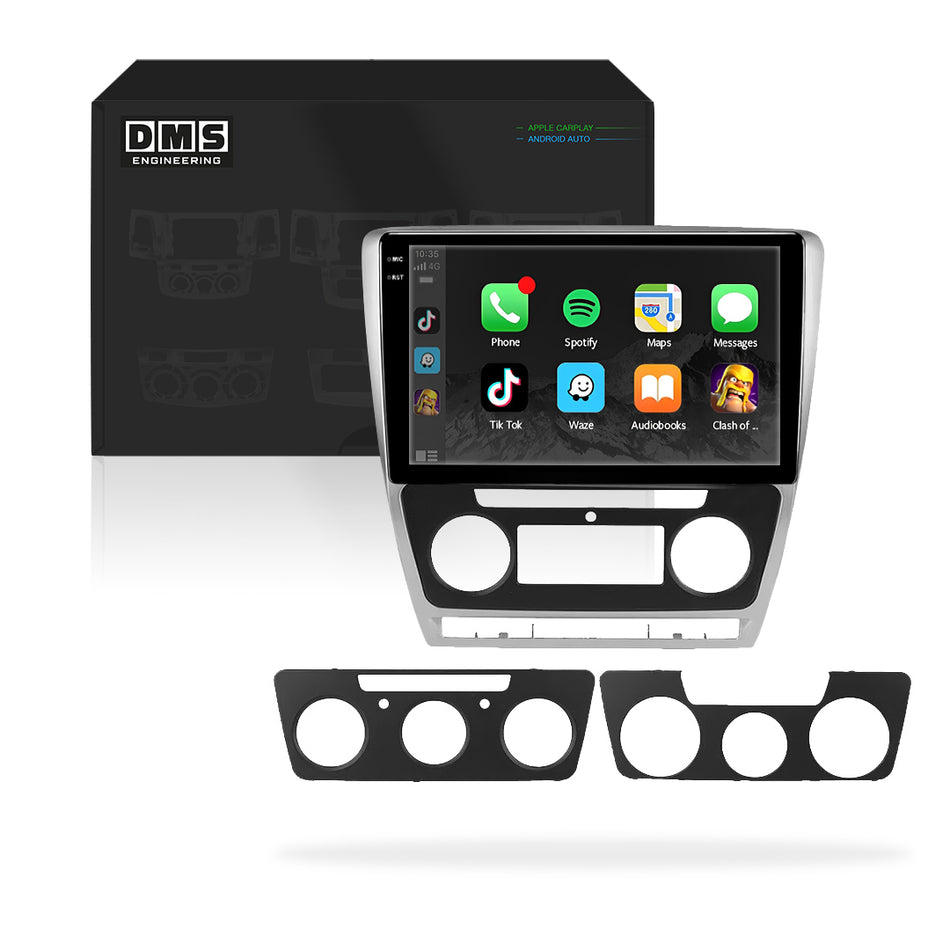 Skoda Octavia 1Z (2007 - 2012) 9" 13.3" Wireless Android 15 Head Unit for Apple CarPlay / Android Auto