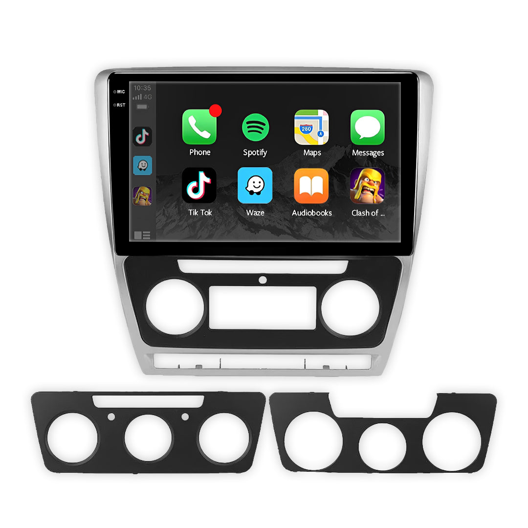 Skoda Octavia 1Z (2007 - 2012) 9" 13.3" Wireless Android 16 Head Unit for Apple CarPlay / Android Auto